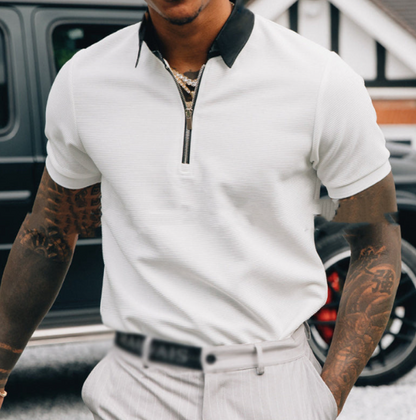 Zip Collar Polo