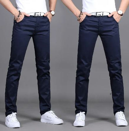 Men's Refined Cotton Casual Slacks
