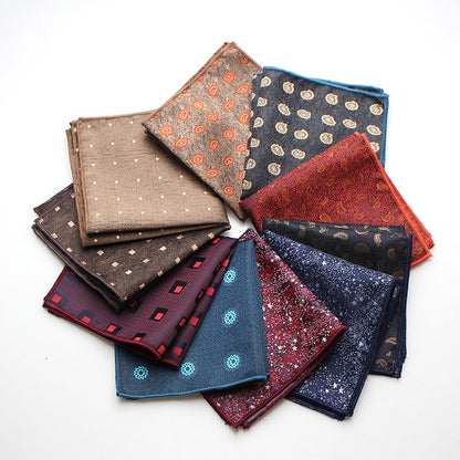 Men's Formal Wedding Suit Pocket Square Accessories