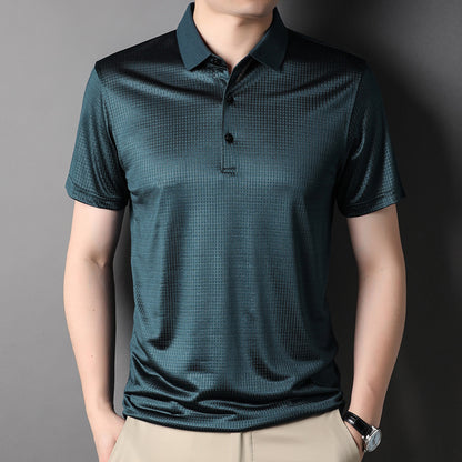 Men's Casual Summer Striped Polo