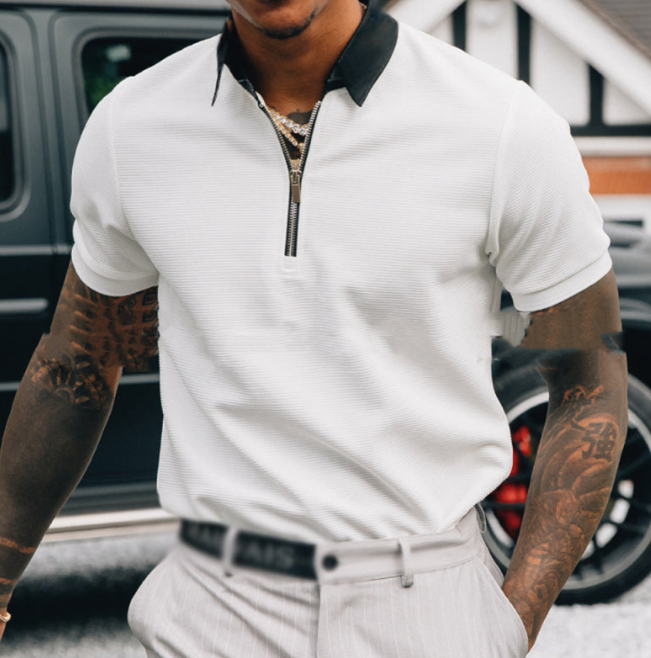Zip Collar Polo