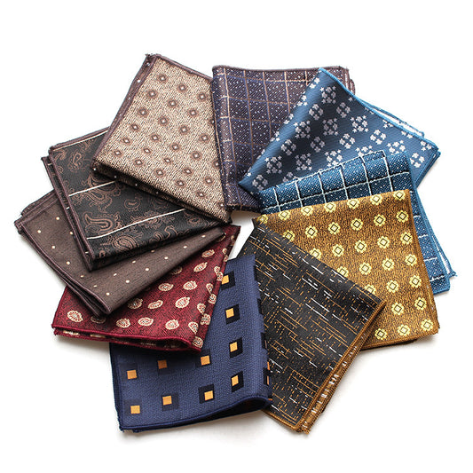 Men's Formal Wedding Suit Pocket Square Accessories