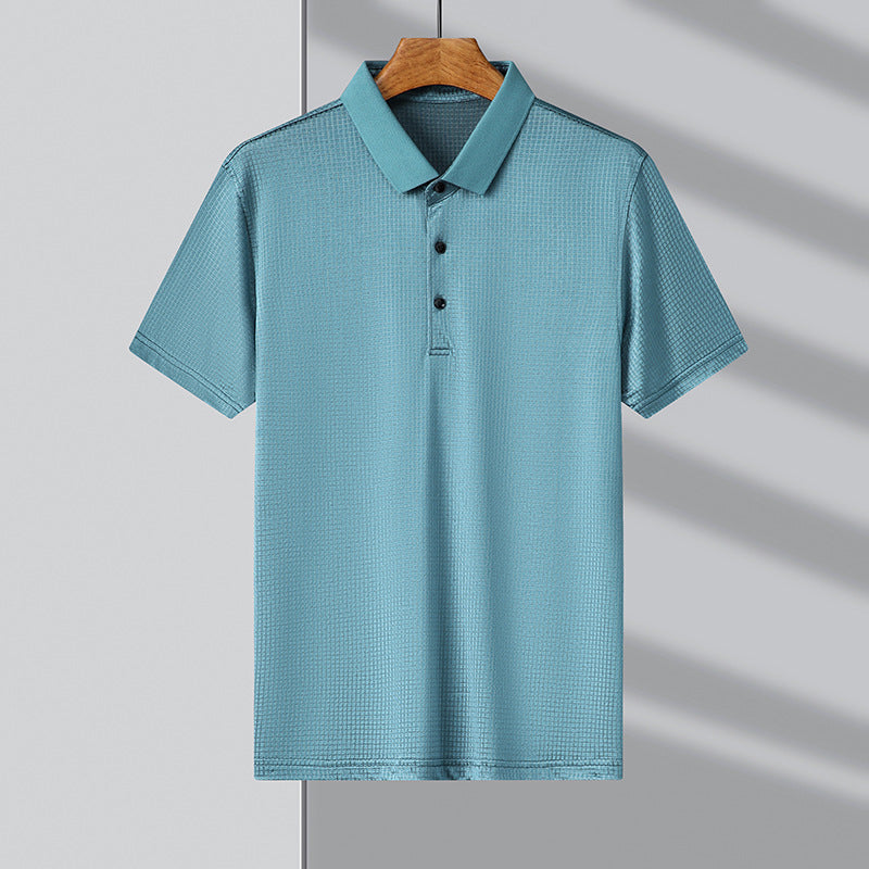 Men's Casual Summer Striped Polo