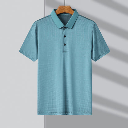 Men's Casual Summer Striped Polo