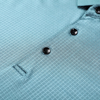 Men's Casual Summer Striped Polo