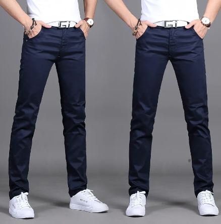 Men's Refined Cotton Casual Slacks