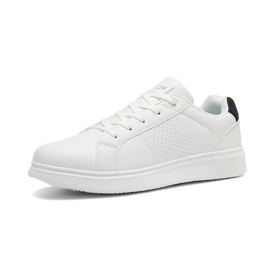 ELEGANTE Men’s Lace-Up Sneakers - PU Leather & Classic