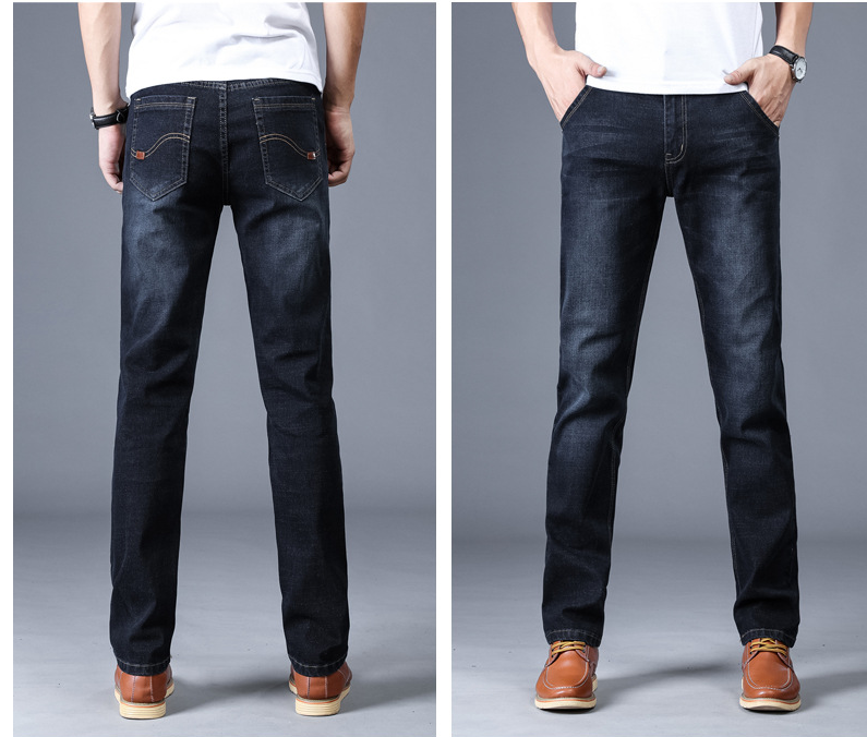 Men's Straight Denim Pants