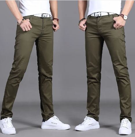Men's Refined Cotton Casual Slacks